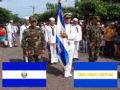 Las tres banderas de El Salvador