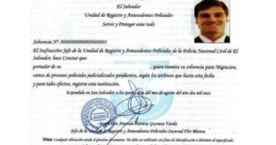 Solvencia de la PNC en El Salvador
