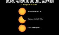 Eclipse solar en El Salvador 2017